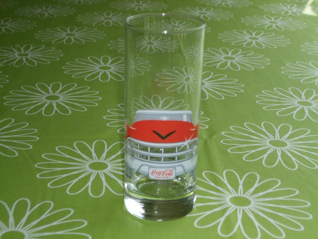 Coca Cola glas Cadillac Oldtimer 1991, Ophalen of Verzenden, Zo goed als nieuw