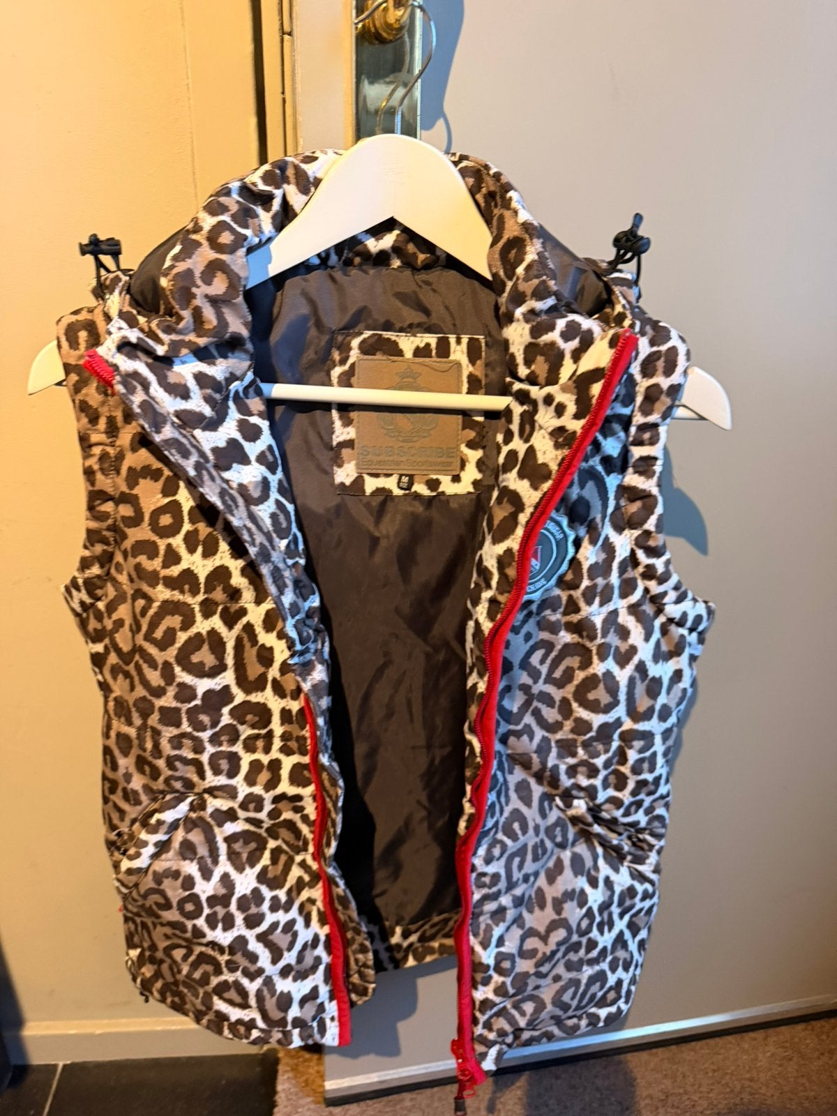 Gave tijgerprint bodywarmer, Ophalen of Verzenden, Zo goed als nieuw, Maat 38/40 (M), Bruin