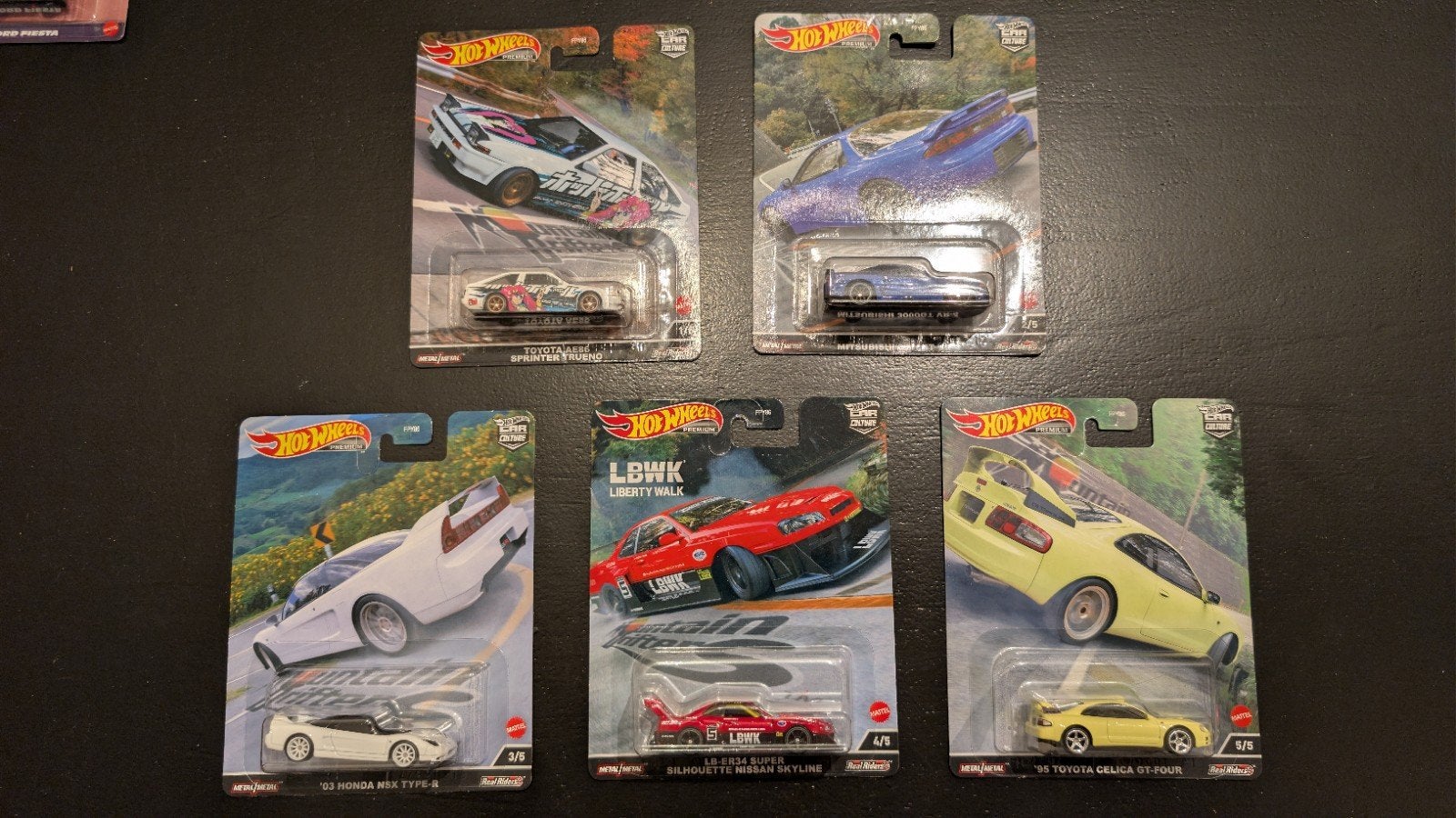 Hot Wheels Premium Mountain Drifters Set - 5 stuks, Ophalen of Verzenden, Nieuw