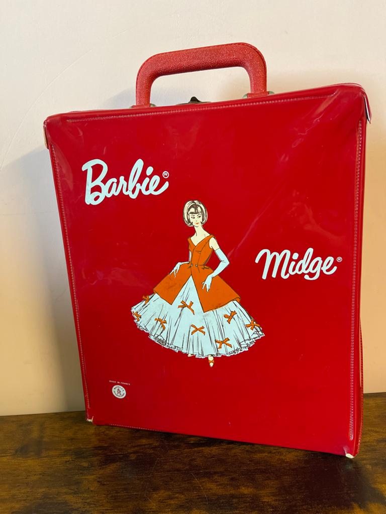 Vintage Barbie Midge Koffer - Made in France, Ophalen of Verzenden