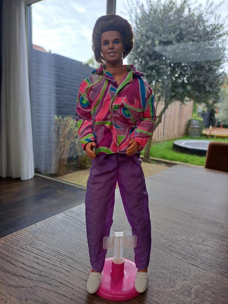Vintage Barbie 1991 - Totally Hair Ken, Ophalen of Verzenden, Zo goed als nieuw, Pop