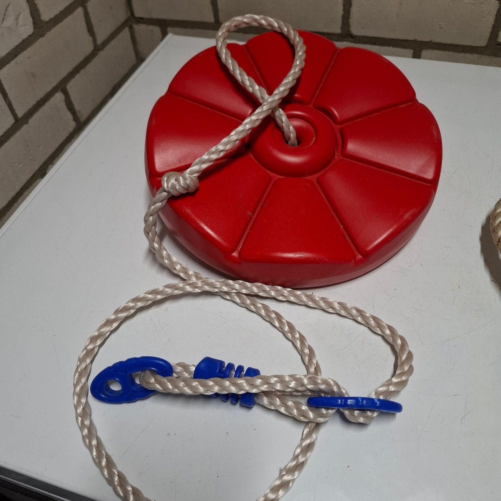 schotel en klimtouw, Ophalen of Verzenden, Zo goed als nieuw, Schommel, Aanbouwonderdeel