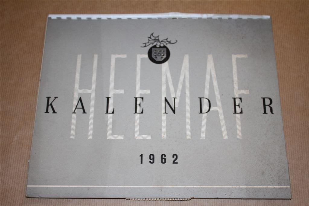 Oude kalender Machinefabriek Heemaf Hengelo 1962 !!, Verzamelen, Merken en Reclamevoorwerpen, Ophalen of Verzenden, Zo goed als nieuw