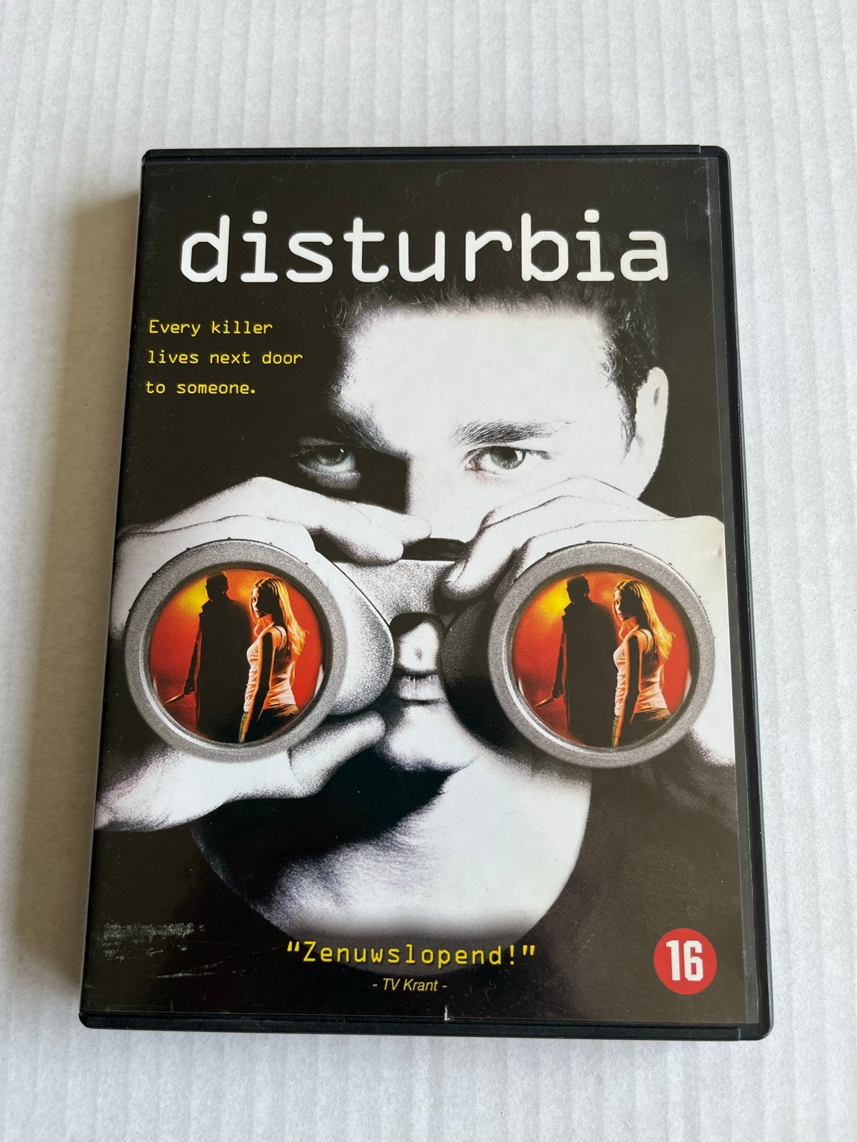 Disturbia DVD - Spannende tienerthriller, Vanaf 16 jaar, Ophalen of Verzenden, Gebruikt, Actiethriller