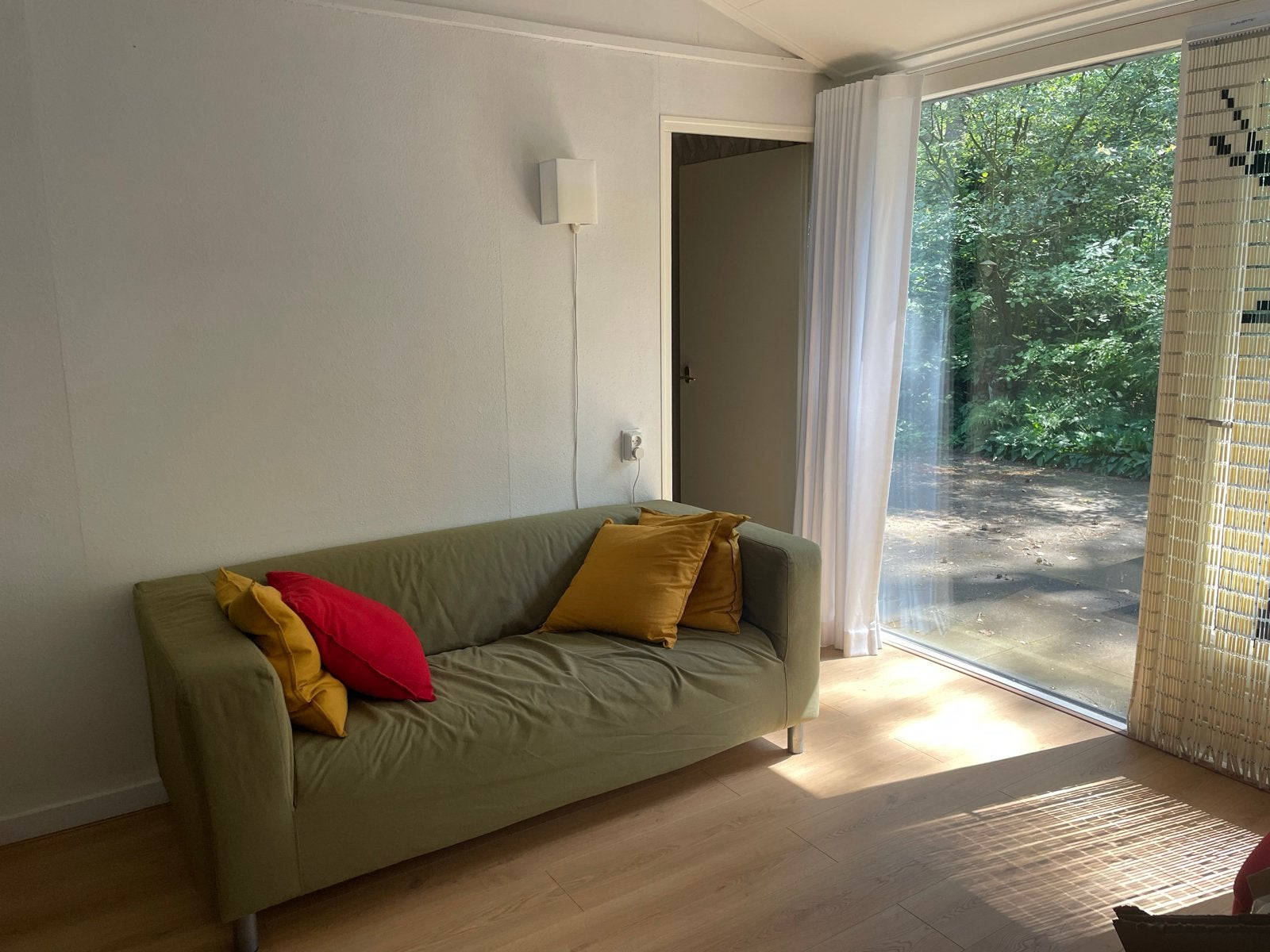 Klippan Bank Ikea, Huis en Inrichting, Banken | Bankstellen, Ophalen, Klippan Ikea groen, Gebruikt, 150 tot 200 cm