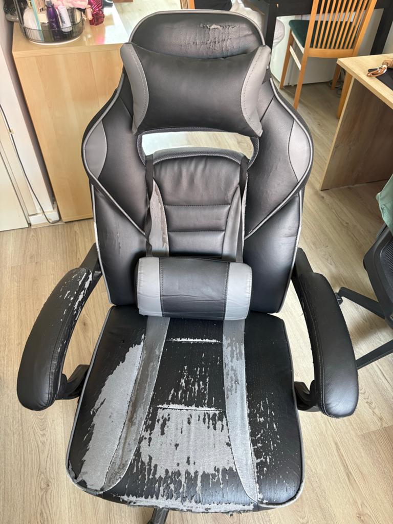 Gebruikte Gaming Stoel / Gaming chair, Ophalen, Gebruikt, Zwart, Gaming bureaustoel