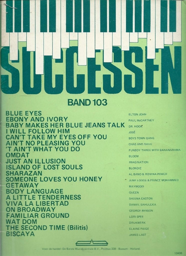 Successen band 103, Gebruikt, Ophalen of Verzenden, Keyboard, Thema