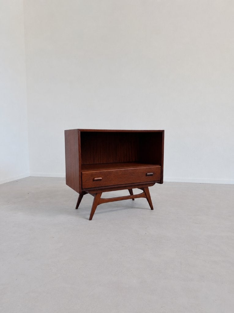 VINTAGE OPBERGKAST MET LADE | LOUIS VAN TEEFFELEN, Huis en Inrichting, Kasten | Wandmeubels, Ophalen, Gebruikt, -, -