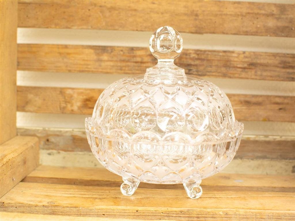 Glazen bon bon schaaltje diameter van de schaal 31995
