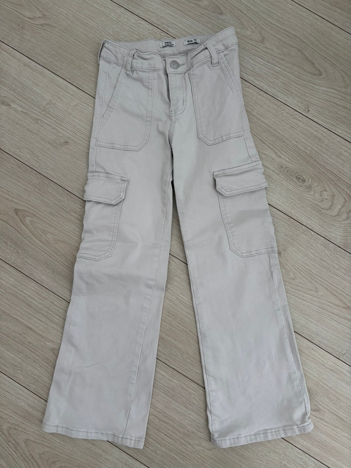 Indian blue jeans met zakken maat 140, Ophalen of Verzenden, Zo goed als nieuw, Jongen, Trui of Vest