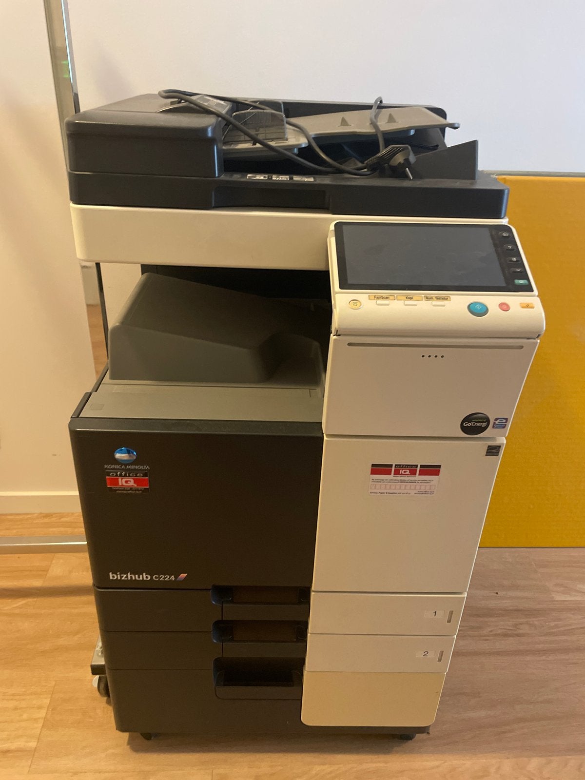 Konica Minolta bizhub C224 All-in-one printer/kopieerapparaa, Computers en Software, Printers, Ophalen, Gebruikt, Faxen, All-in-one