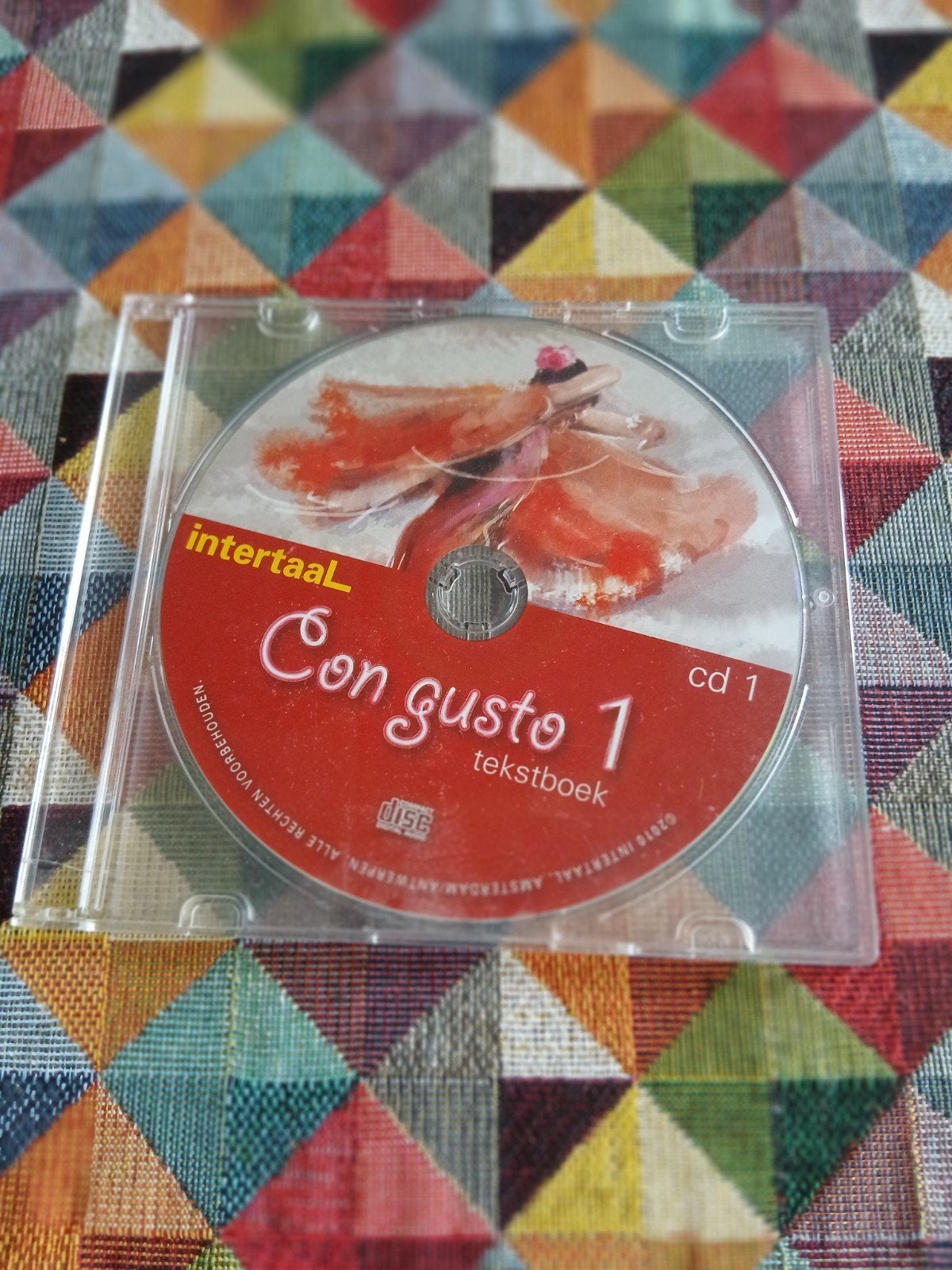 4x CD Con Gusto Tekstboek 1 & 2 - Intertaal, Boeken, Ophalen of Verzenden