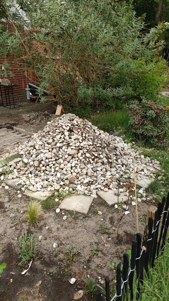 Ca. 1 m3 grind ., Tuin en Terras, Ophalen, Overige materialen, Gebruikt, Grind
