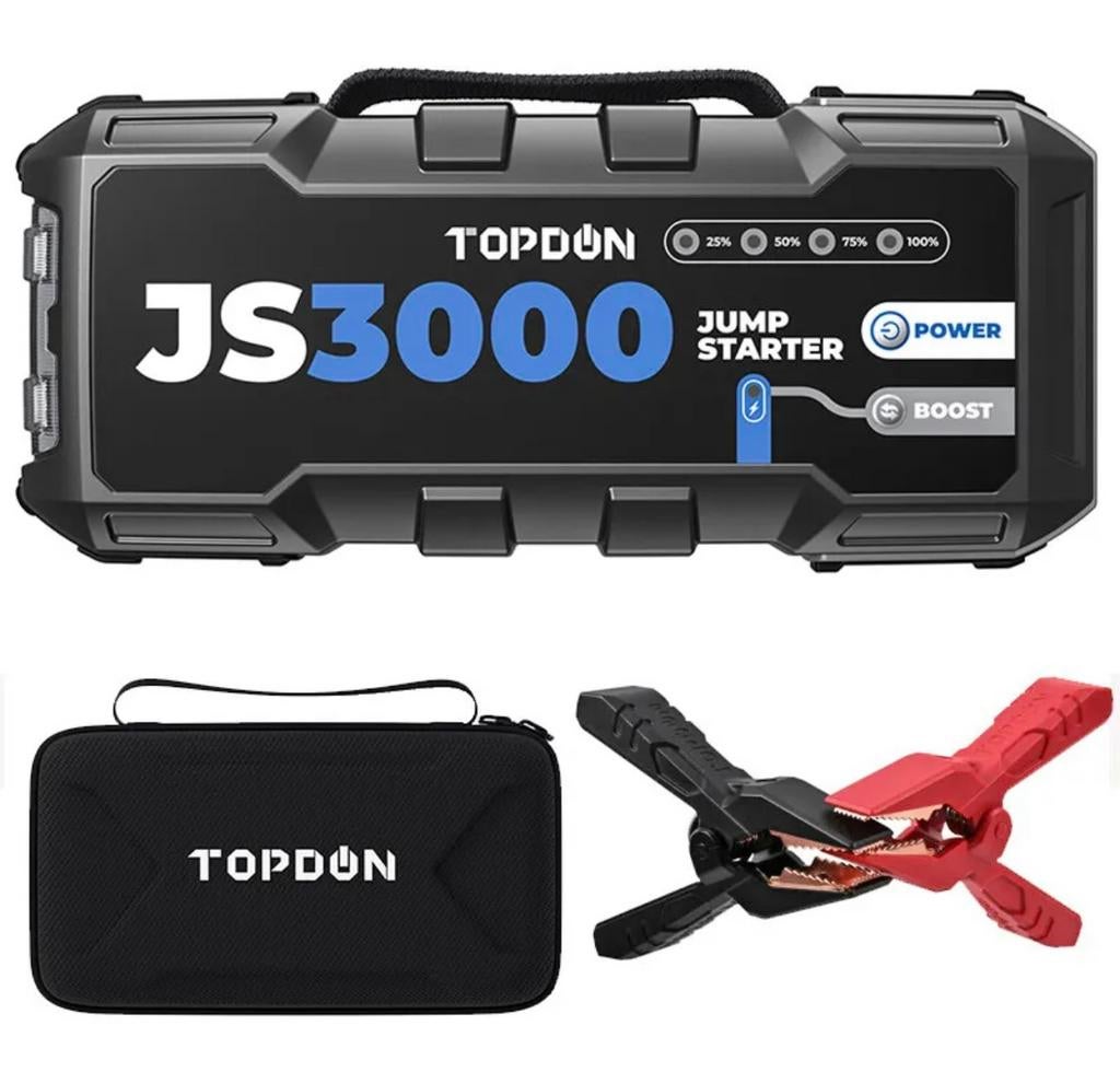 Topdon JumSurge3000 JS3000 starthulp jumpstarter powerbank, Auto diversen, Autogereedschap, Nieuw, Ophalen of Verzenden