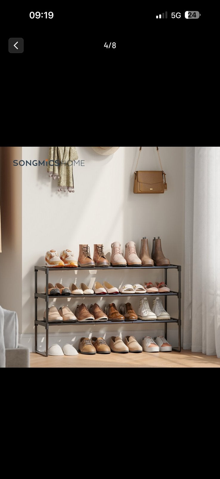 Nieuw SONGMICS Schoenrek LSA303B02 - Ongeopend, Ophalen, Nieuw