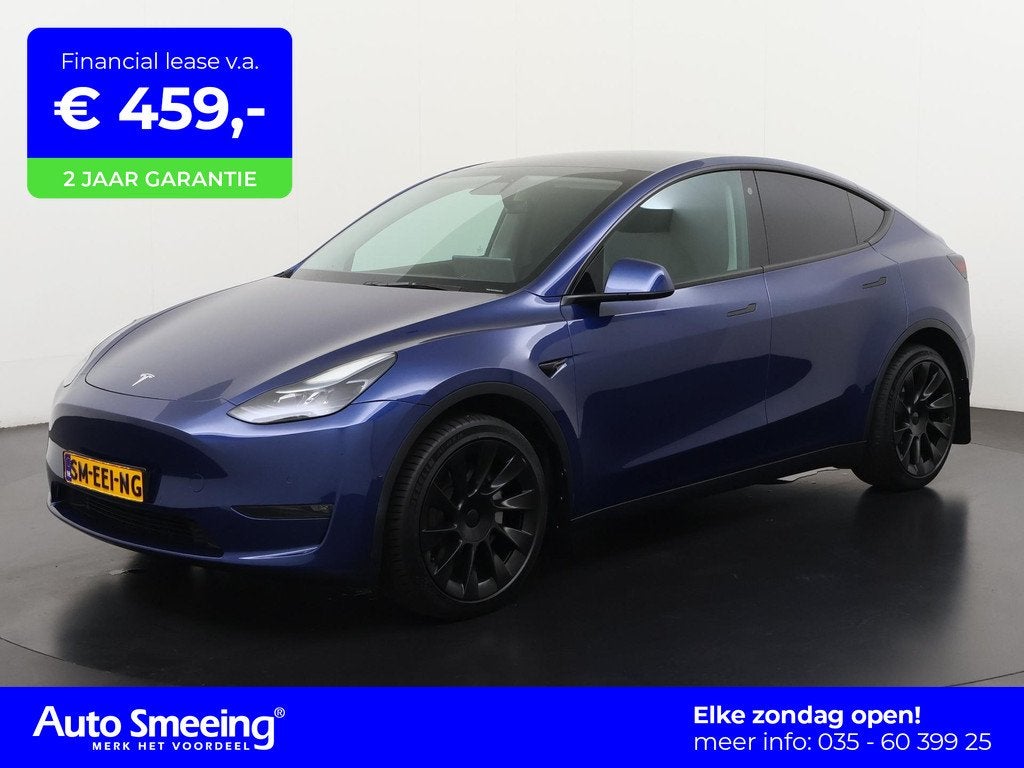 Tesla Model Y Long Range AWD 75 kWh | Zondag Open!, Auto's, Tesla, Automaat, 12 maanden, Stof, Gebruikt