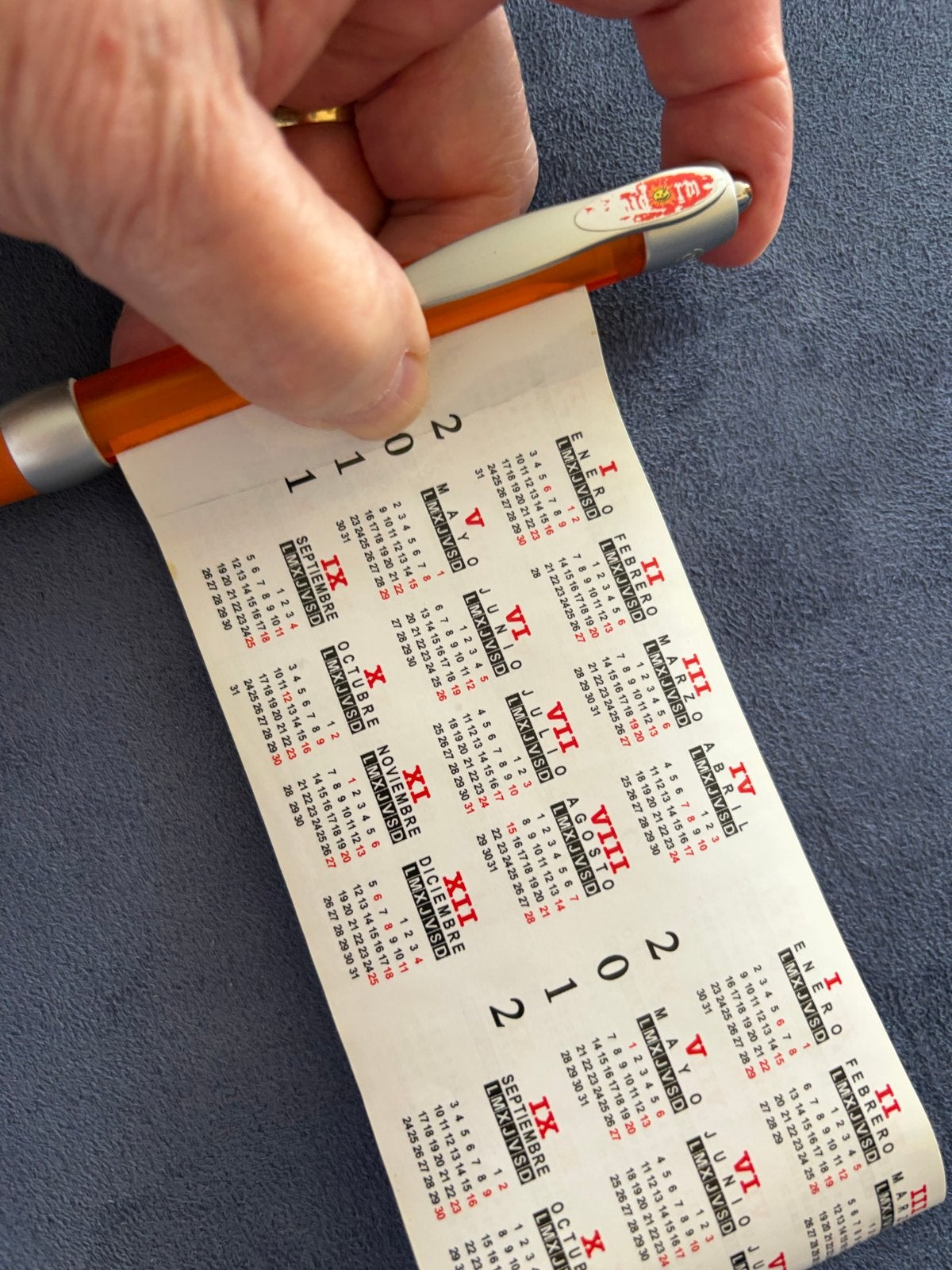 Balpen met uittrekbare kalender voor verzamelaars, Ophalen of Verzenden, Nieuw, Balpen, Overige merken