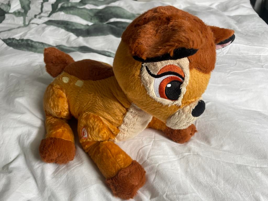 Disney Bambi knuffel - 25cm hoog, 32,5cm lang, Disney, Overige typen, Ophalen of Verzenden, Zo goed als nieuw