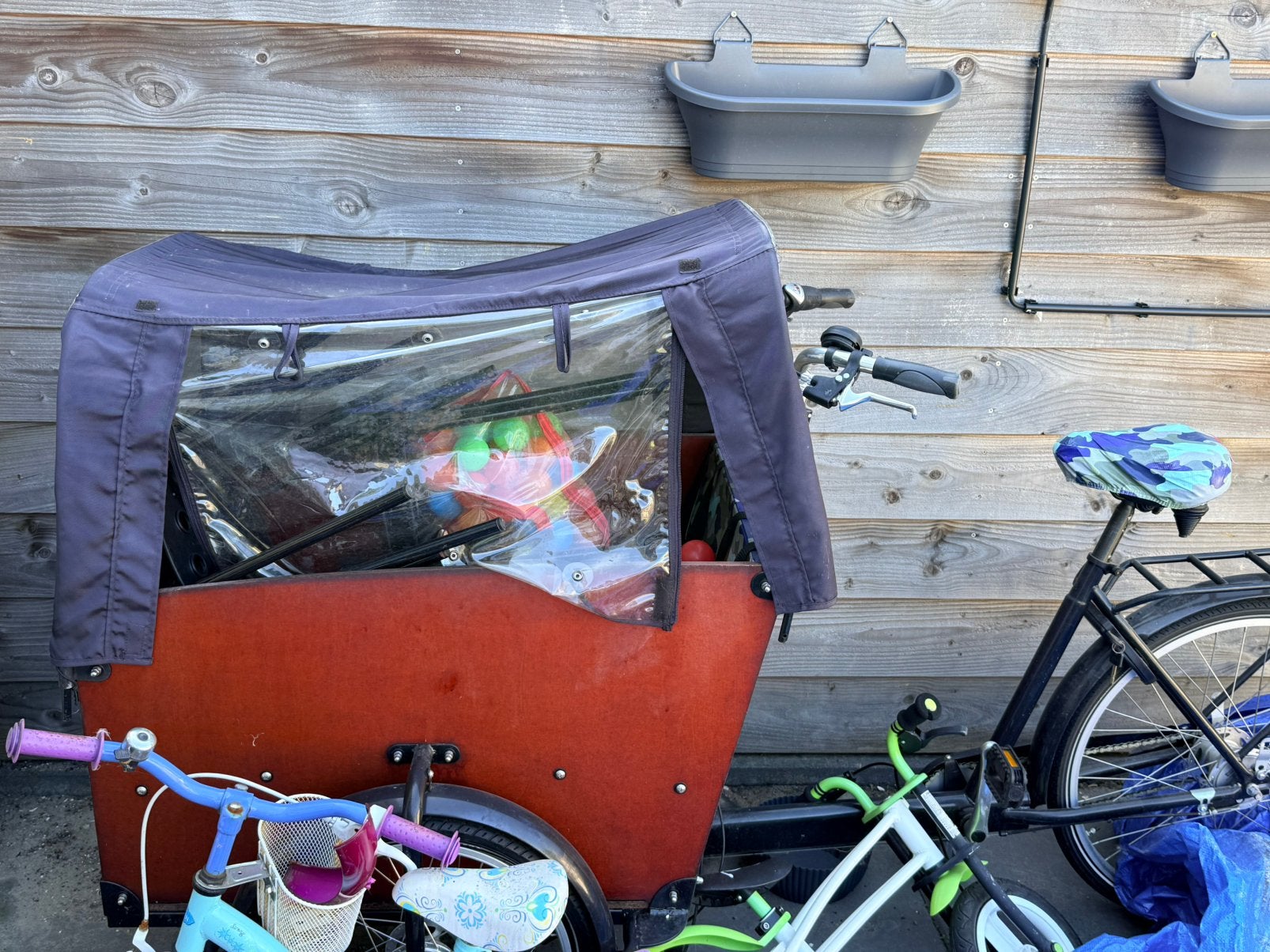 Te repareren bakfiets, Fietsen en Brommers, Ophalen, Gebruikt