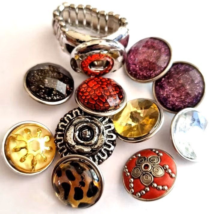 Partij 10 x vintage broche a,b of c, Verzenden, Nieuw, Overige typen