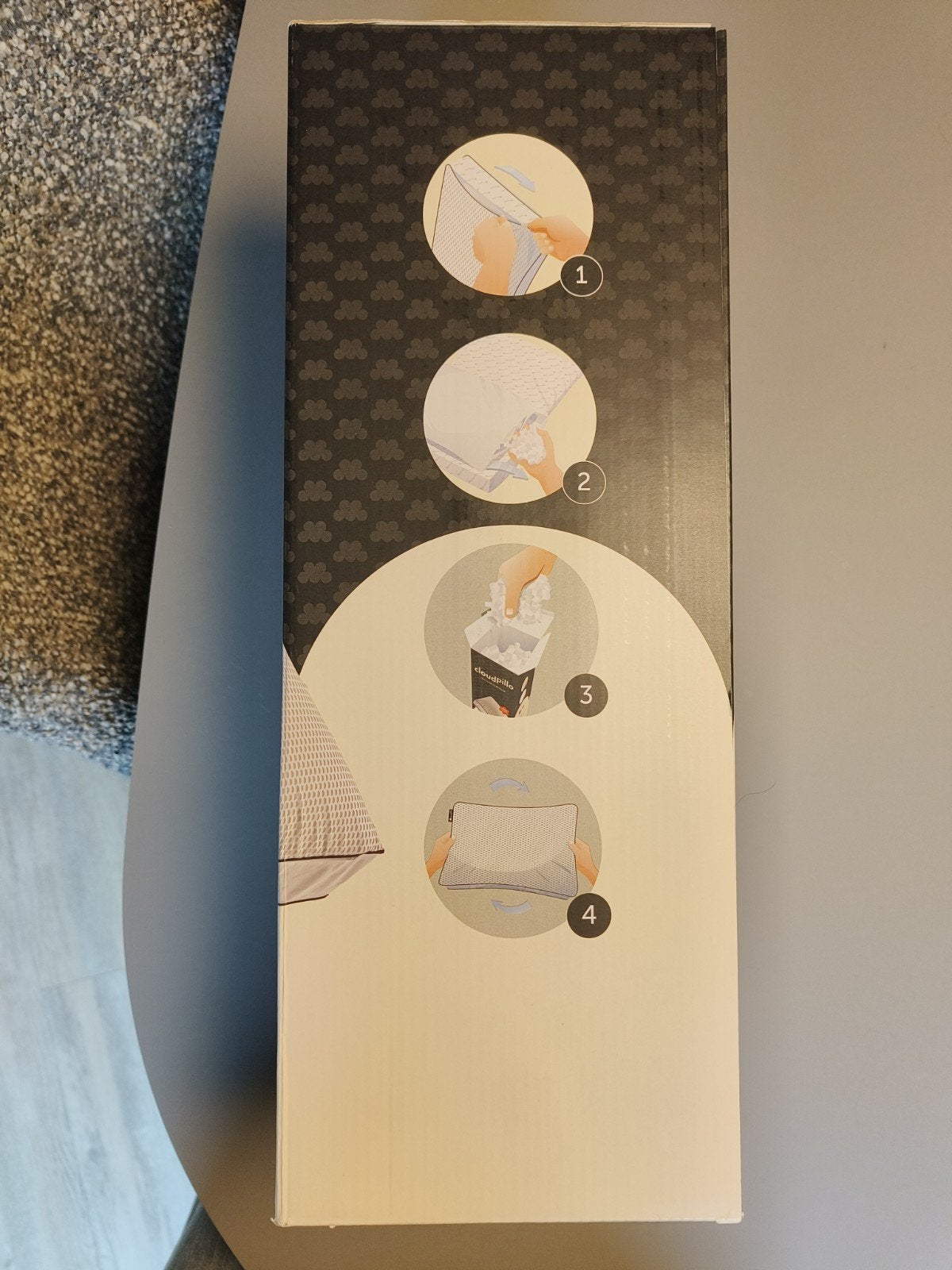 Cloud Pillow nieuw in ongeopende doos, hoofdkussen, Anti-allergisch, Eenpersoons, Wit, Nieuw