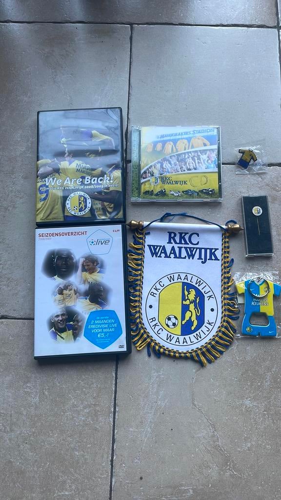 Rkc waalwijk vietbal dvd cd vaantje bieropener speld, Verzamelen, Sportartikelen en Voetbal, Ophalen, Zo goed als nieuw, Overige binnenlandse clubs