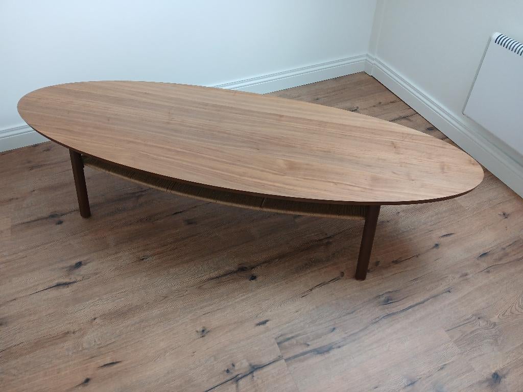 Salontafel Ikea Stockholm walnootfineer, Ophalen, Overige materialen, 50 tot 100 cm, Zo goed als nieuw