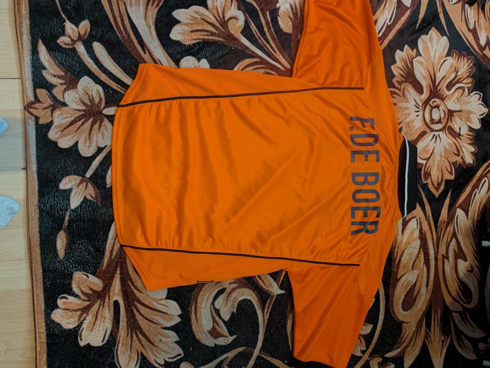 Nederlands elftal shirt '98 F. de Boer - Maat M, Ophalen of Verzenden, Gedragen, Maat 48/50 (M), Oranje