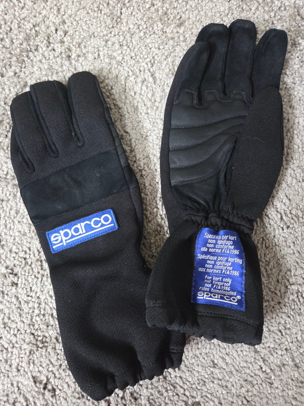 Sparco race handschoenen Mt:10, Ophalen of Verzenden, Zo goed als nieuw