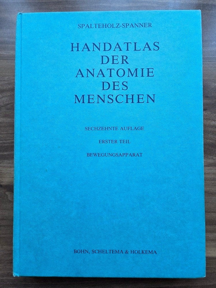 Handatlas der Anatomie des Menscchen Deel 1, Gelezen, Diverse auteurs, Alpha, HBO