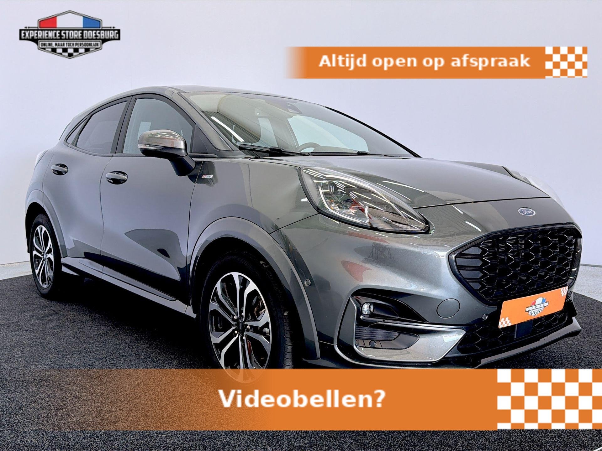 Ford Puma 1.0 EcoBoost Hybrid Titanium ST Line Sportief comp, Euro 6, Met garantie (alle), 665 kg, Bedrijf