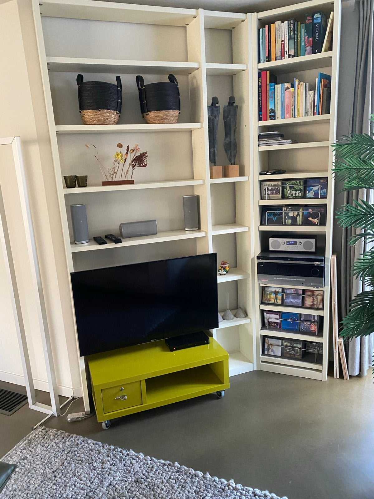 Pashen Boeken/Audio Meubel met CD Lades (ca. 300 CD's), Ophalen, Gebruikt, 150 discs of meer, Cd's