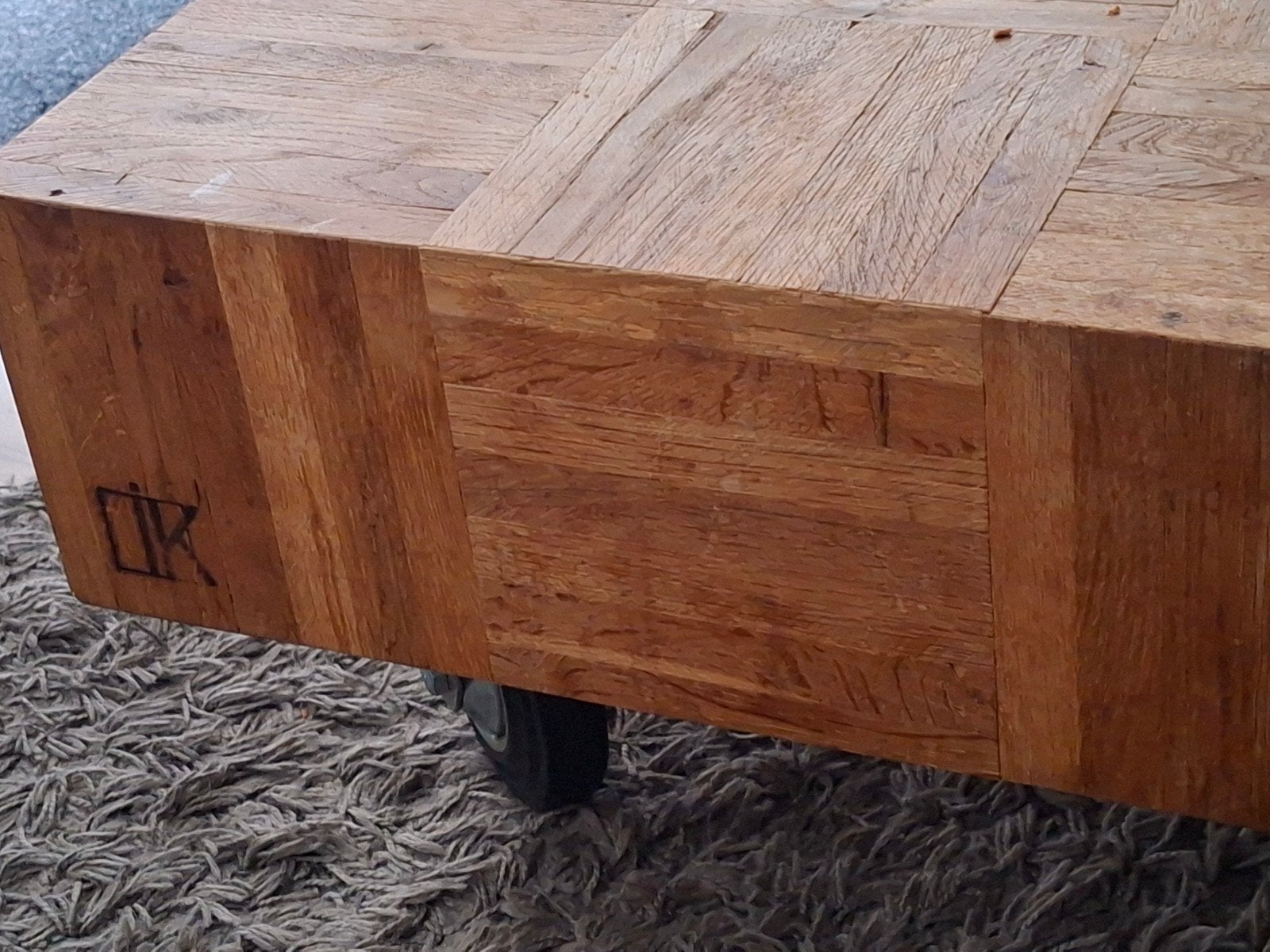 DK Salontafel op wielen, Ophalen, Rechthoekig, 100 tot 150 cm, 50 tot 100 cm