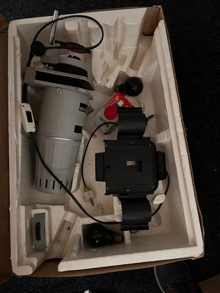 Leuke vintage fotoprojector/vergroter van het merk OPEMUS 4., Ophalen, Gebruikt, Overige merken, Dokalamp