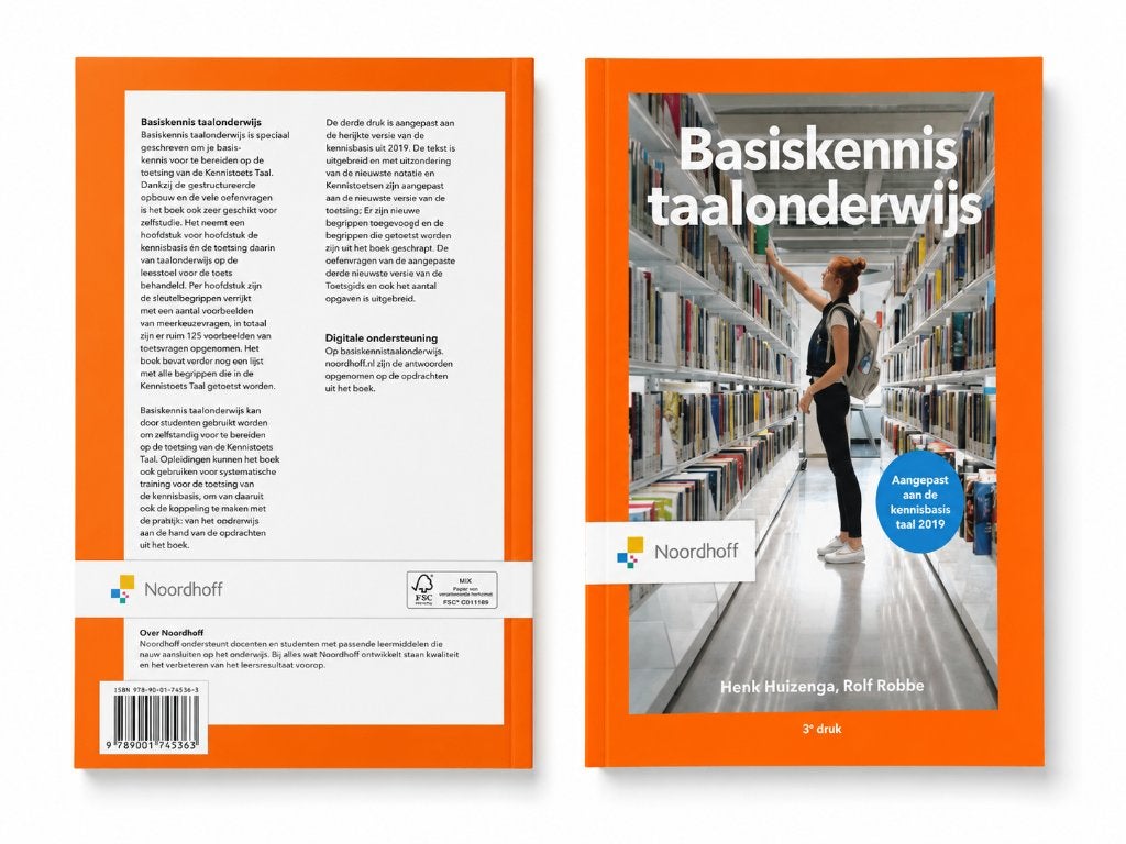 Basiskennis Taalonderwijs - 3e druk (Huizenga & Robbe), Zo goed als nieuw, Henk Huizenga; Rolf Robbe, Beta, HBO