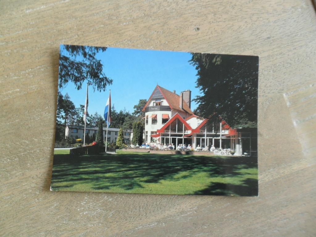 Elspeet, hotel t Hoge Hout/terras, Verzenden, 1980 tot heden, Gelopen