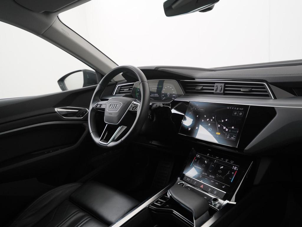 Audi e-tron Sportback 55 quattro Advanced Plus 95 kWh | SOH, Auto's, Audi, Automaat, 12 maanden, Leder, Vierwielaandrijving