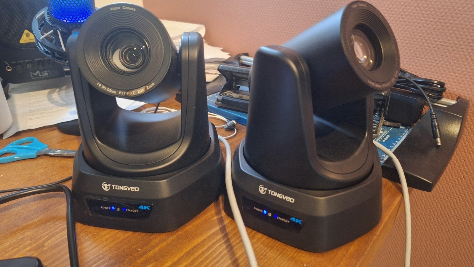 Tongveo 4K PTZ Camera's (2 stuks), Overige merken, Overige soorten, Zo goed als nieuw, Ophalen of Verzenden