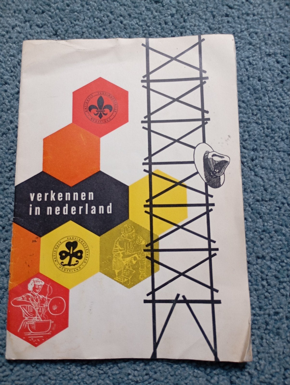 Vintage Padvinderij Verkennen in NL 1857-1957, Verzamelen, Scouting, Ophalen of Verzenden, Gebruikt, Boek of Tijdschrift