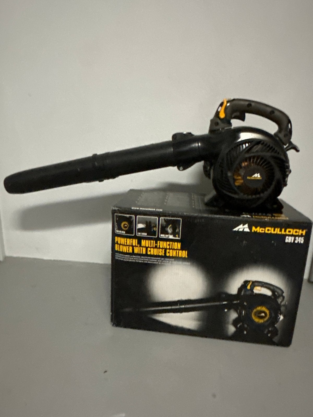 McCulloch GBV 345 bladblazer/bladzuiger met versnipperfuncti, Benzine, Gebruikt, Handgedragen, Ophalen of Verzenden