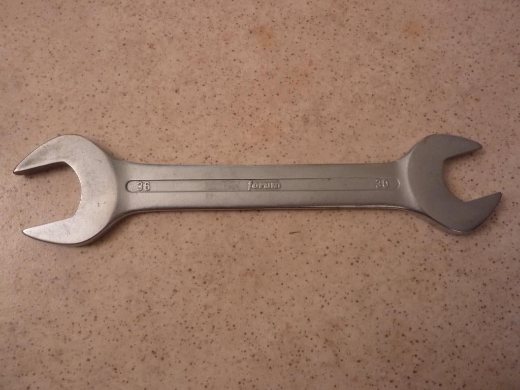 1x forum 30 / 36mm steeksleutel din 3110 36/30 ringsleutel, Ophalen of Verzenden, Zo goed als nieuw