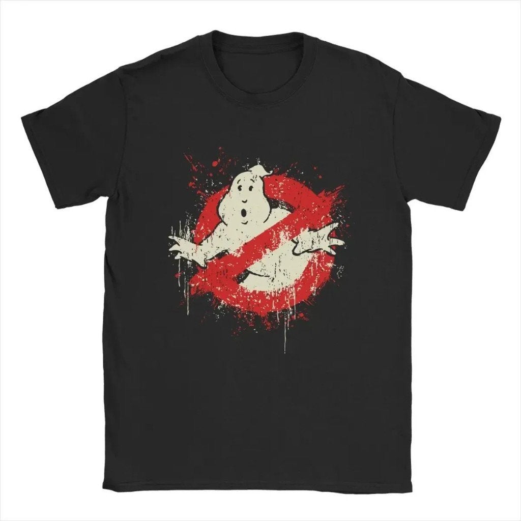 T-Shirt Ghostbusters klassiek logo, Ophalen of Verzenden, Nieuw, Overige maten, Zwart