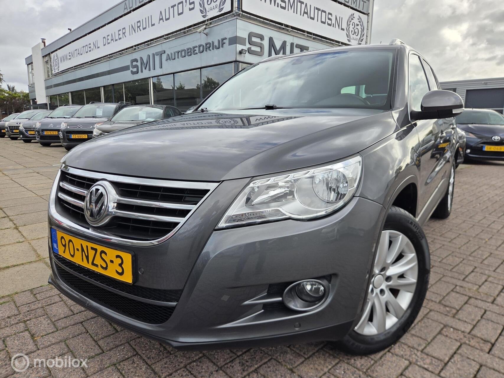 Volkswagen Tiguan 2.0 TSI Sport&Style 4Motion Nav/Trekhaak, Automaat, Euro 5, Gebruikt, Zwart