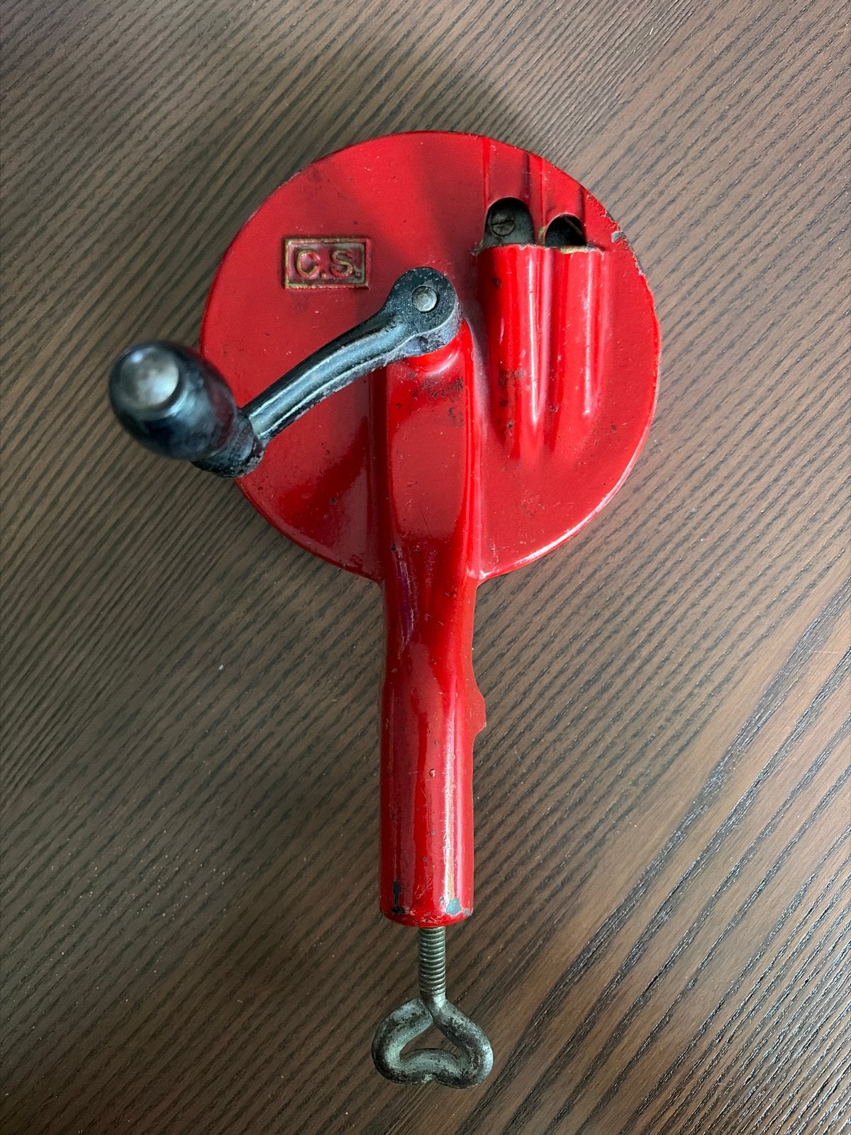 Vintage Rode Keukenrasp C.S. - Handbediend, Ophalen of Verzenden