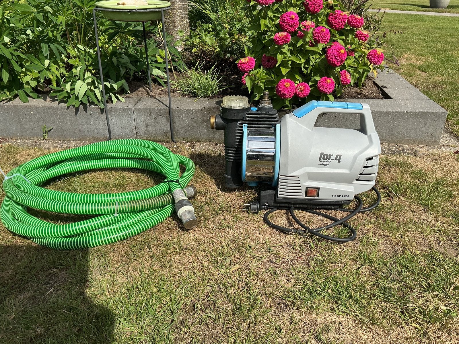 For.q FQ-GP 4.000 hydrofoorpomp met slang, Ophalen, Gebruikt, Elektrisch, Hydrofoorpomp