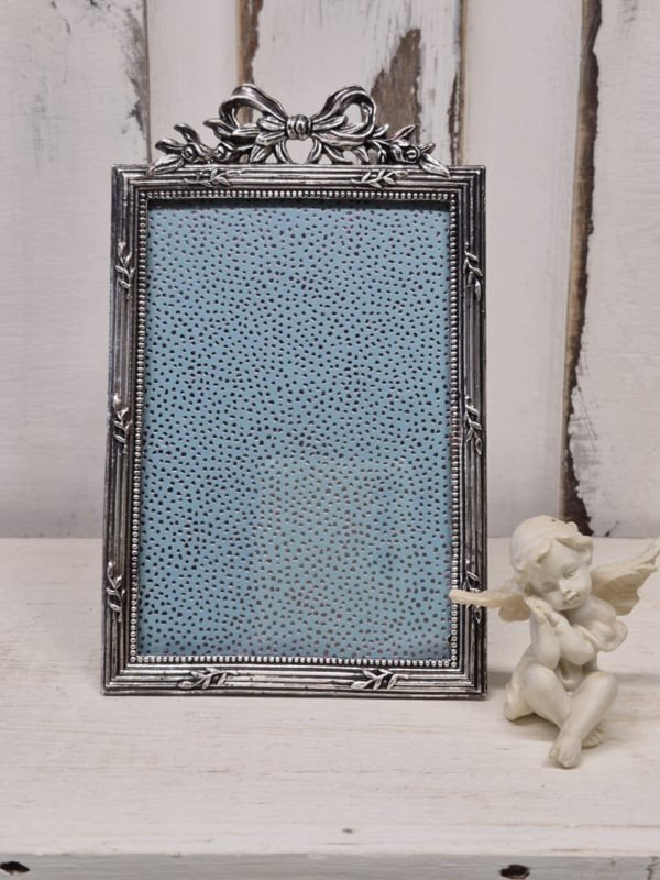 Fotolijst met strik, Antiek en Kunst, Ophalen of Verzenden