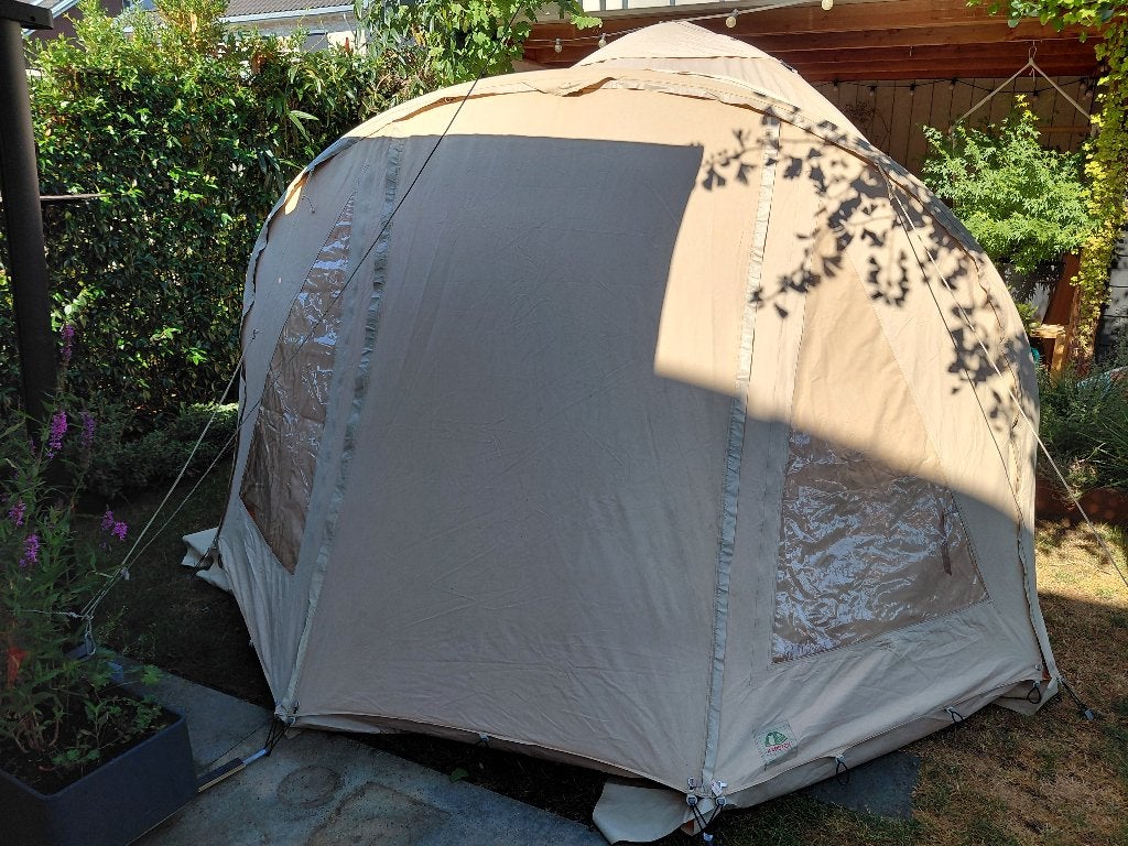 Karsten 280 compleet, Caravans en Kamperen, Tenten, Ophalen, Zo goed als nieuw, Tot en met 4