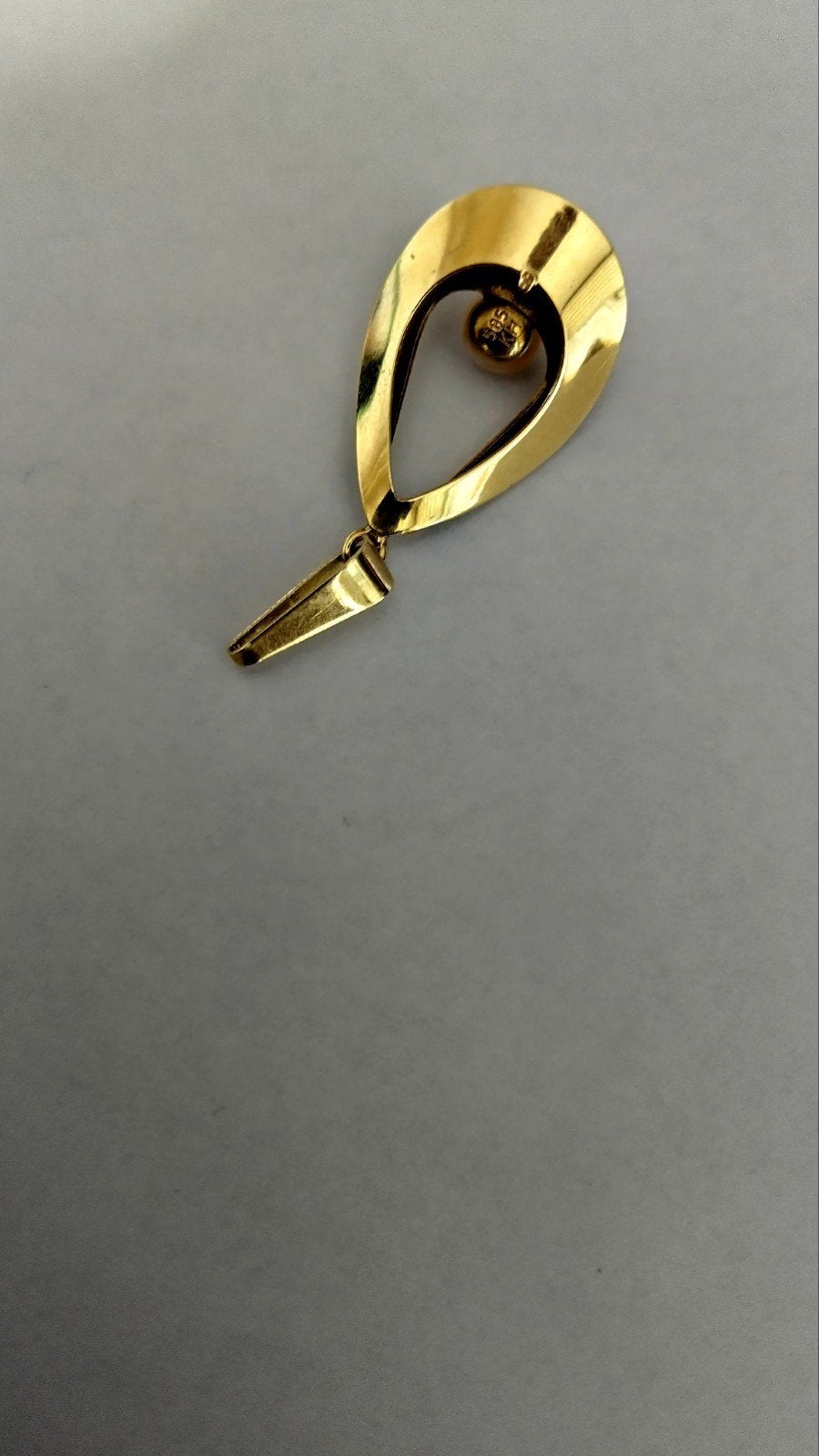 14 Karaat gouden hanger met echte parel, Sieraden, Tassen en Uiterlijk, Kettinghangers, Ophalen of Verzenden, Nieuw, Goud