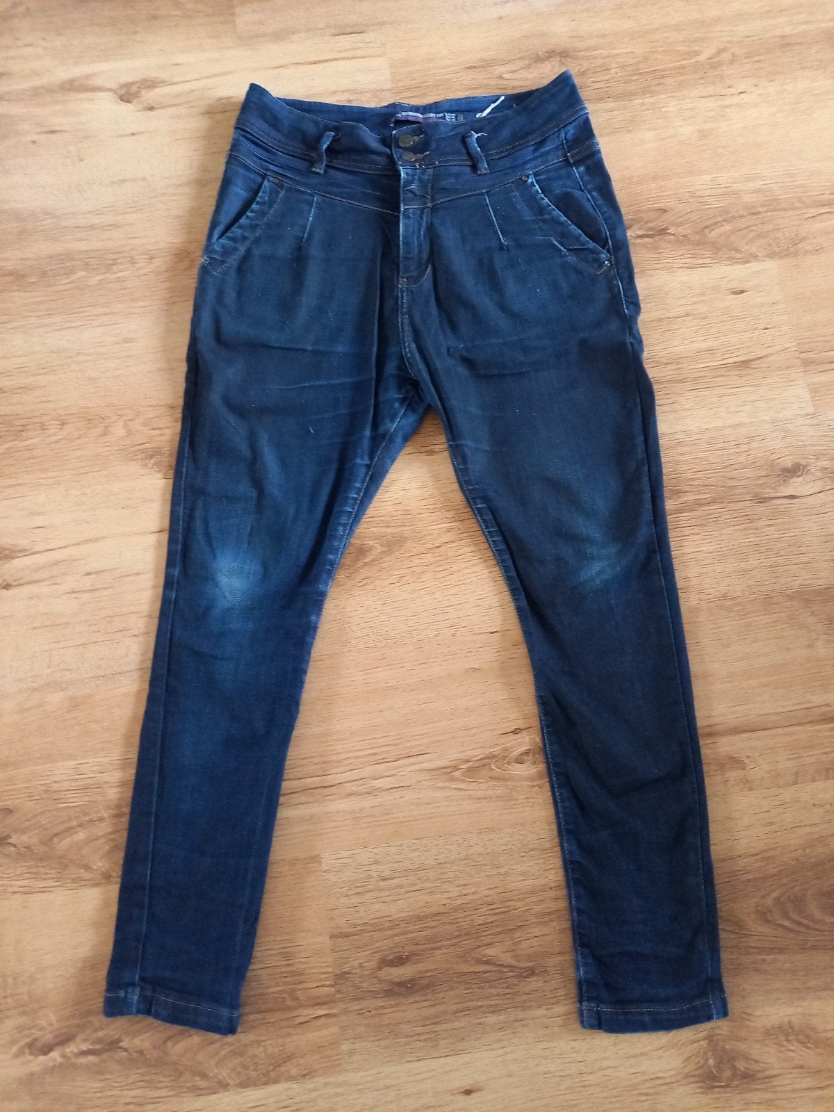 Zara Denim Jeans - Donkerblauw, Maat 40, Blauw, Zara, Ophalen of Verzenden, W30 - W32 (confectie 38/40)