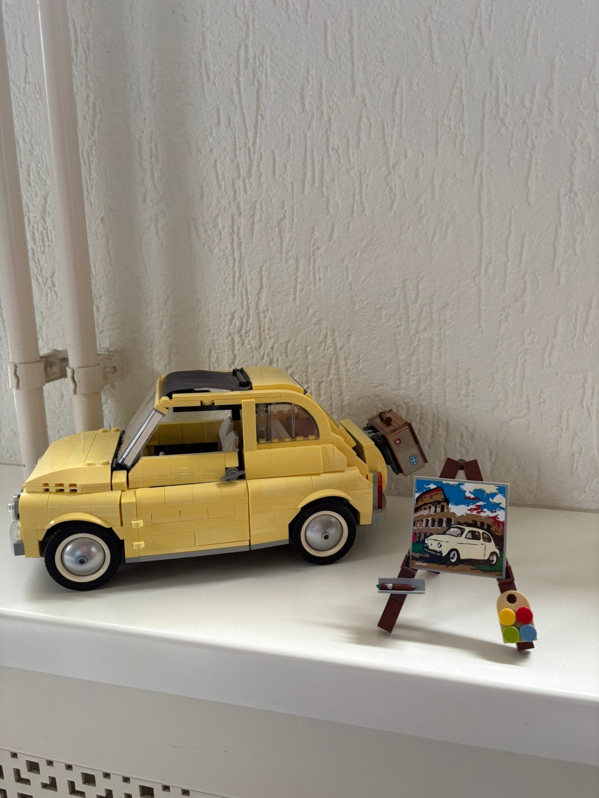 LEGO Creator Expert Fiat 500, Lego, Ophalen of Verzenden, Zo goed als nieuw, Compleet